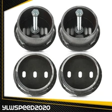 4.5" OD Universal Front Air Ride Bag Brackets Kit Cups Fit For Chevy Car Truck