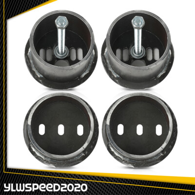 4.5'' OD Universal Front Air Ride Bag Brackets Kit Cups Fit For Chevy Car Truck