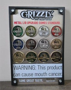 Grizzly Tobacco Sign