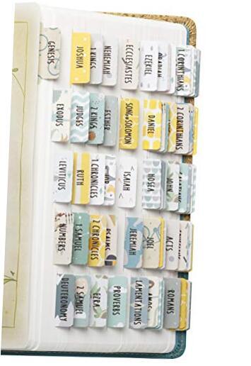Large Print Laminated Bible Tabs for Easy Reading and Journaling-image