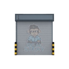 RC 1/10 Scale Garage Door Sticker Metal Shop Diorama Graphic Truck Car Display