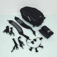 Sacoche selle passager bagagerie souple Bagster Spider 23L noir pour moto Neuf