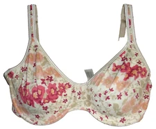 GAP BODY Demi Floral Bra #09404 IVORY Size: 36 C NWT $28