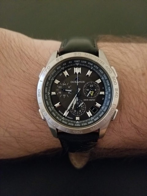 casio oceanus solar