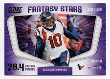 DeAndre Hopkins Insert 2018 Score Fantasy Stars #13 Football Card