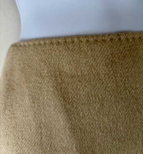 Max Mara Cashmere Angora Pencil Skirt Italy Tan Beige Small 4-6 (42) - 第 2/8 張圖片