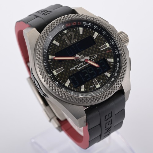 Reloj Breitling Bentley Supersport B55 EB5520 Limited fibra de carbono 46 mm para hombre - Imagen 6 de 13