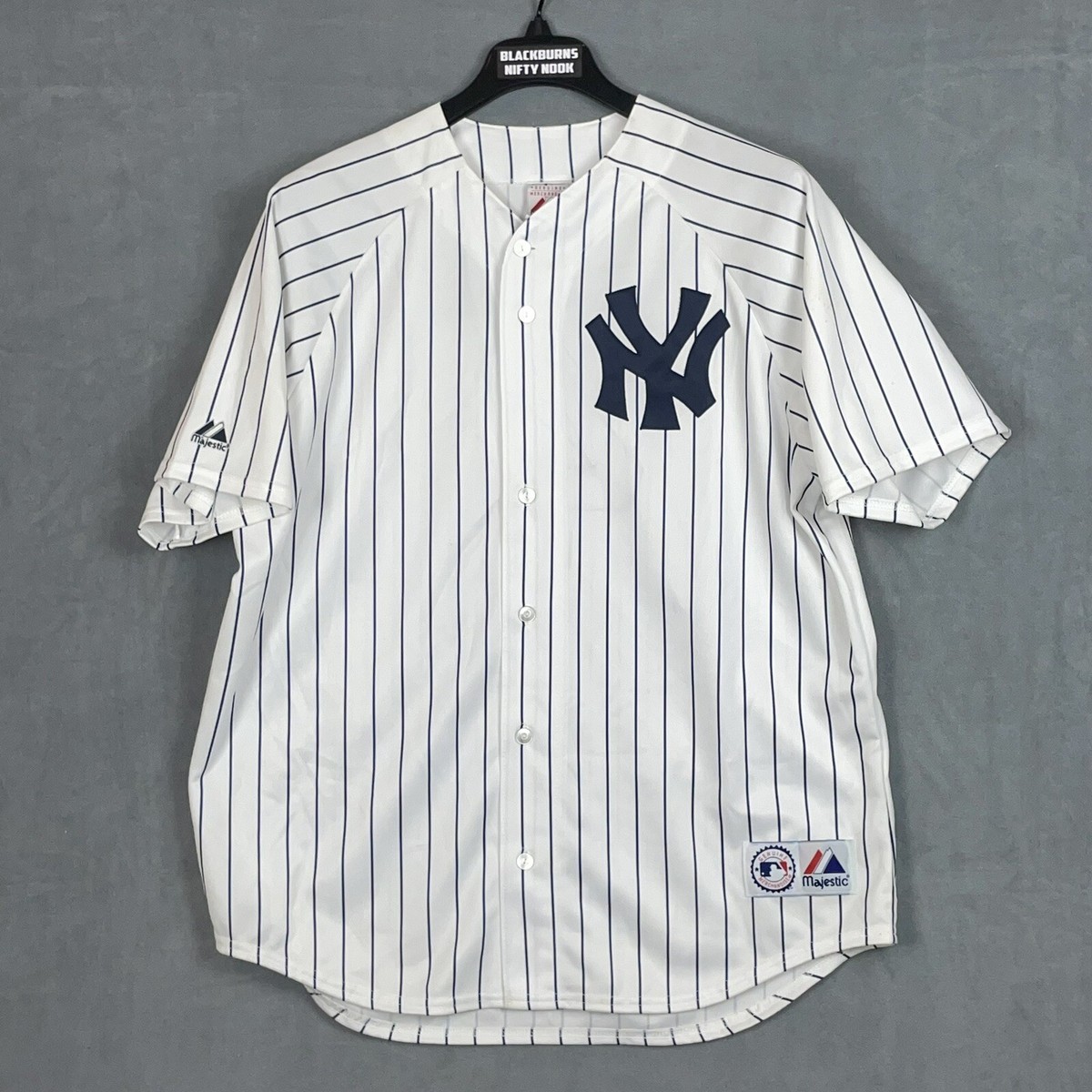 応援グッズ majestic 2019 Newyork Yankees GameJersey Men's New York Yankees Majestic Navy 2019 Postseason Dugout