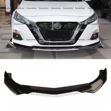 For Nissan Altima Universal Front Bumper Lip Spoiler Splitter Gloss Black White