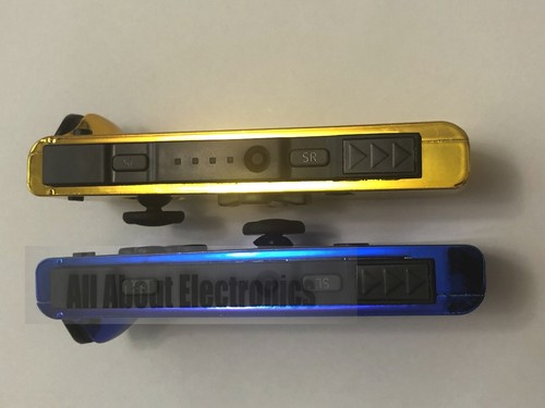 Custom Chrome Blue & Gold Nintendo Switch Joy Con Joy-Con DPAD set Controller - Picture 4 of 5
