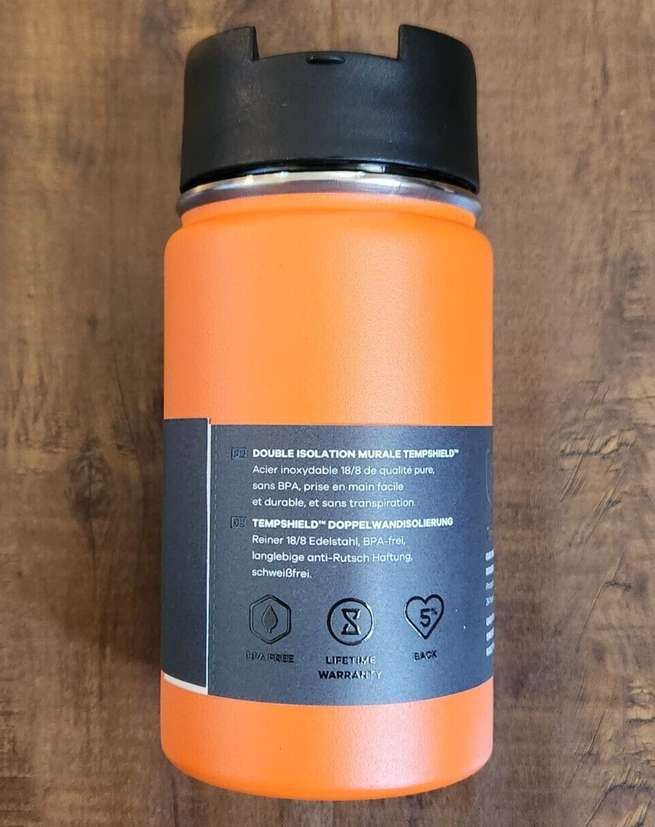 Hydro Flask Wide Mouth Insulated Stainless Steel Bottle with Hydro Flip - 12oz