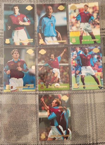WEST HAM UNITED Merlin Premier Gold 99 Complete Team Card Set + Lampard Rookie