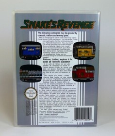 NES Storage Case - Metal Gear Snake's Revenge - NO GAME