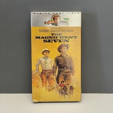 The Magnificent Seven VHS Video Tape New - Sealed Yul Brynner Steve McQueen