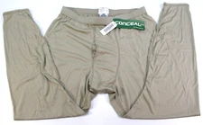 NWT Conceal NTS New Pants Milliken Military Cold Weather Thermals Tan LG Reg USA