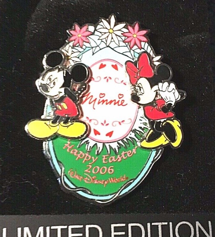 Disney 2006 WDW Mickey/MinnieHappy Easter L/E 3500 Collectible Pin