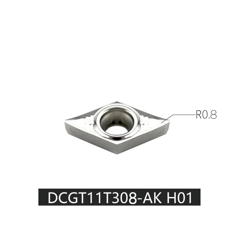Inserts Carbure 10 Inserts DCGT11T308-AL En Carbure Pour Tournage CNC Aluminium - Outillage Professionnel Fraiseuse Carbure Tungstène Usinage
