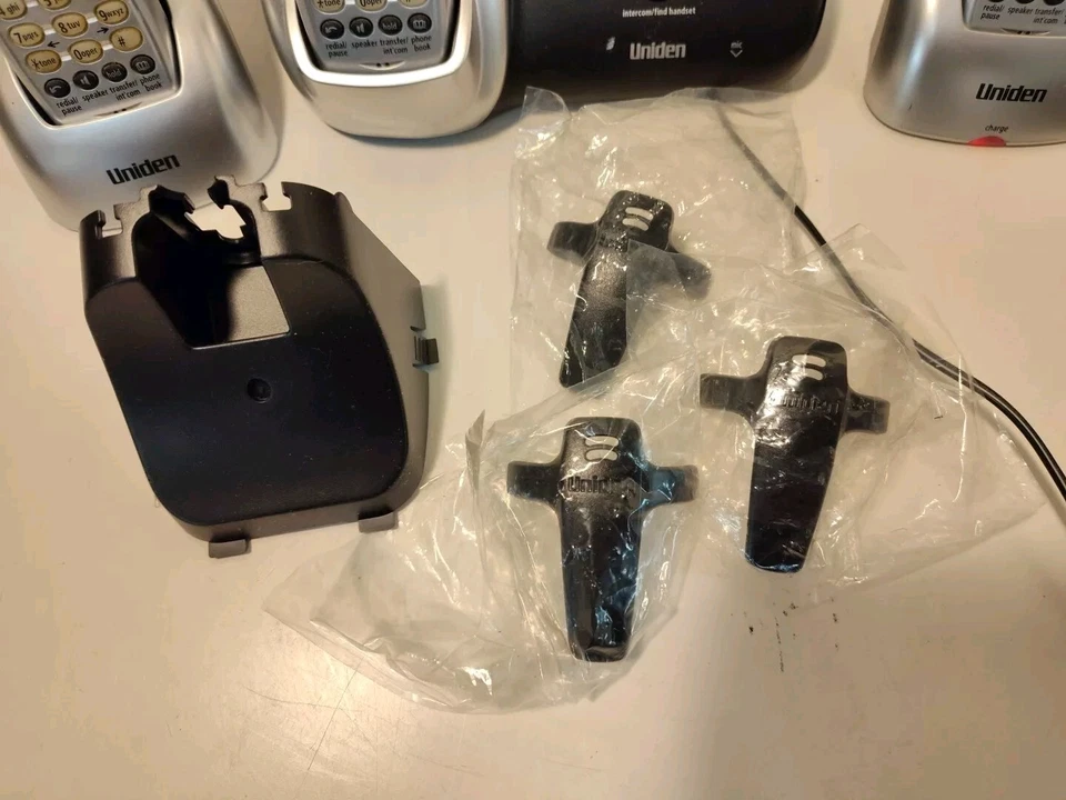Винтажный UNIDEN DCX-640 DCT648-3 непроверенный телефон телефон трубка подставка лот на запчасти - Изображение 4 из 4