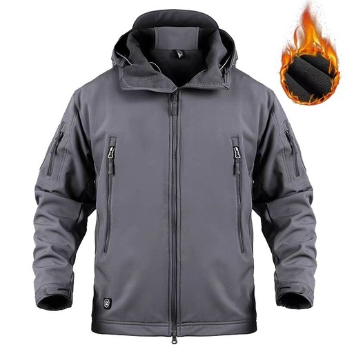 Men's Waterproof Winter Jacket Warm Winter Coat Outdoor Ski Snow Hooded Jacket - Picture 9 of 37