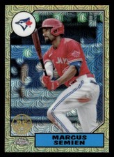 2022 Topps Marcus Semien 1987 Topps 35th Anniversary Chrome #T87C-70 Card