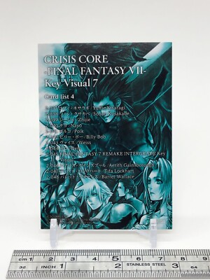 Final Fantasy VII Remake Characer Design Card TCG Japanese