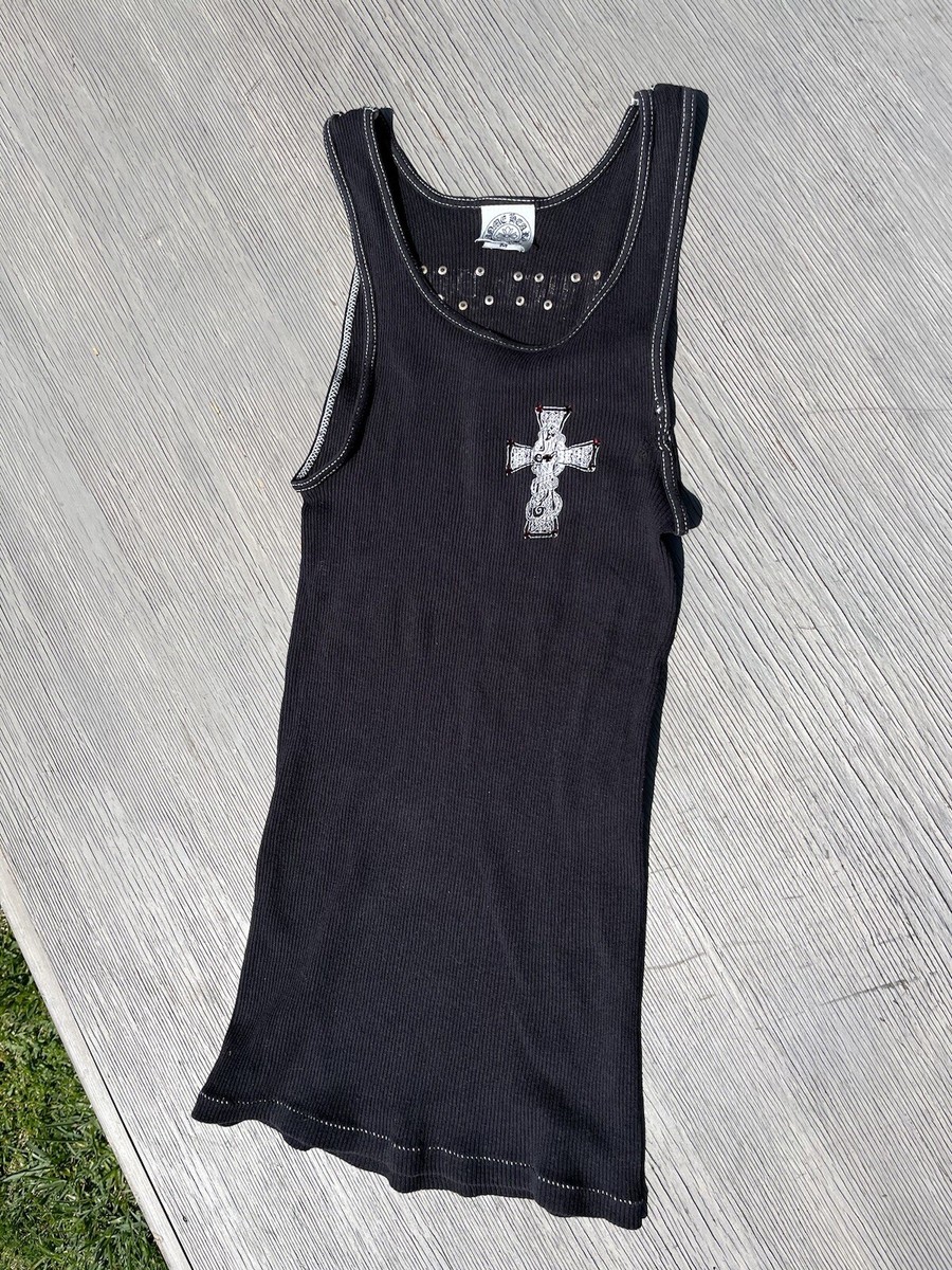 トップス 90s Chrome Hearts Rhinestone Camisole 90s Chrome Hearts Rhinestone Camisole