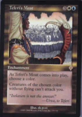 マジック：ザ・ギャザリング Teferi's moat Teferi's Moat - Invasion: #279, Magic: The Gathering Nm R228