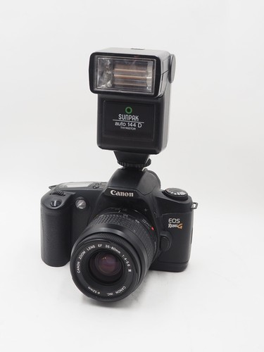 Canon EOS Rebel G 35mm film camera w/ 35-80mm & flash (U37468) US BUYERS ONLY