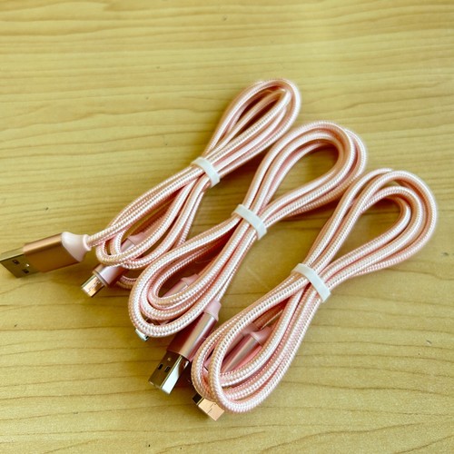 3-Pack Micro USB Fast Charger Data Sync Cable Cord Samsung LG HTC Android - Picture 9 of 37