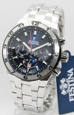   Herrenuhr Festina Chrono Bike F20670/1 Chronograph blau  