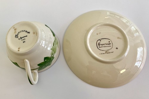 Set tazza e piattino modello Franciscan Ivy - Foto 4 di 4