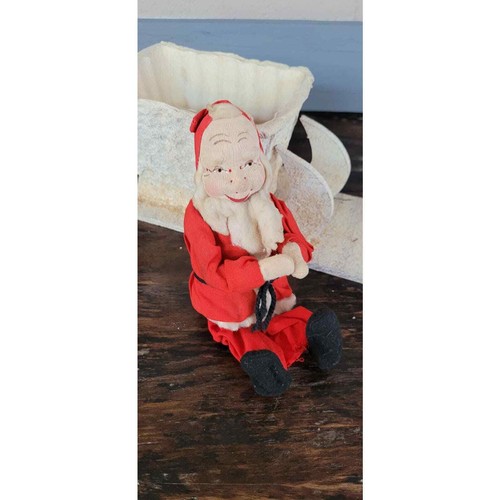Vintage Christmas Santa and Sleigh Japan Shackman - Picture 5 of 7