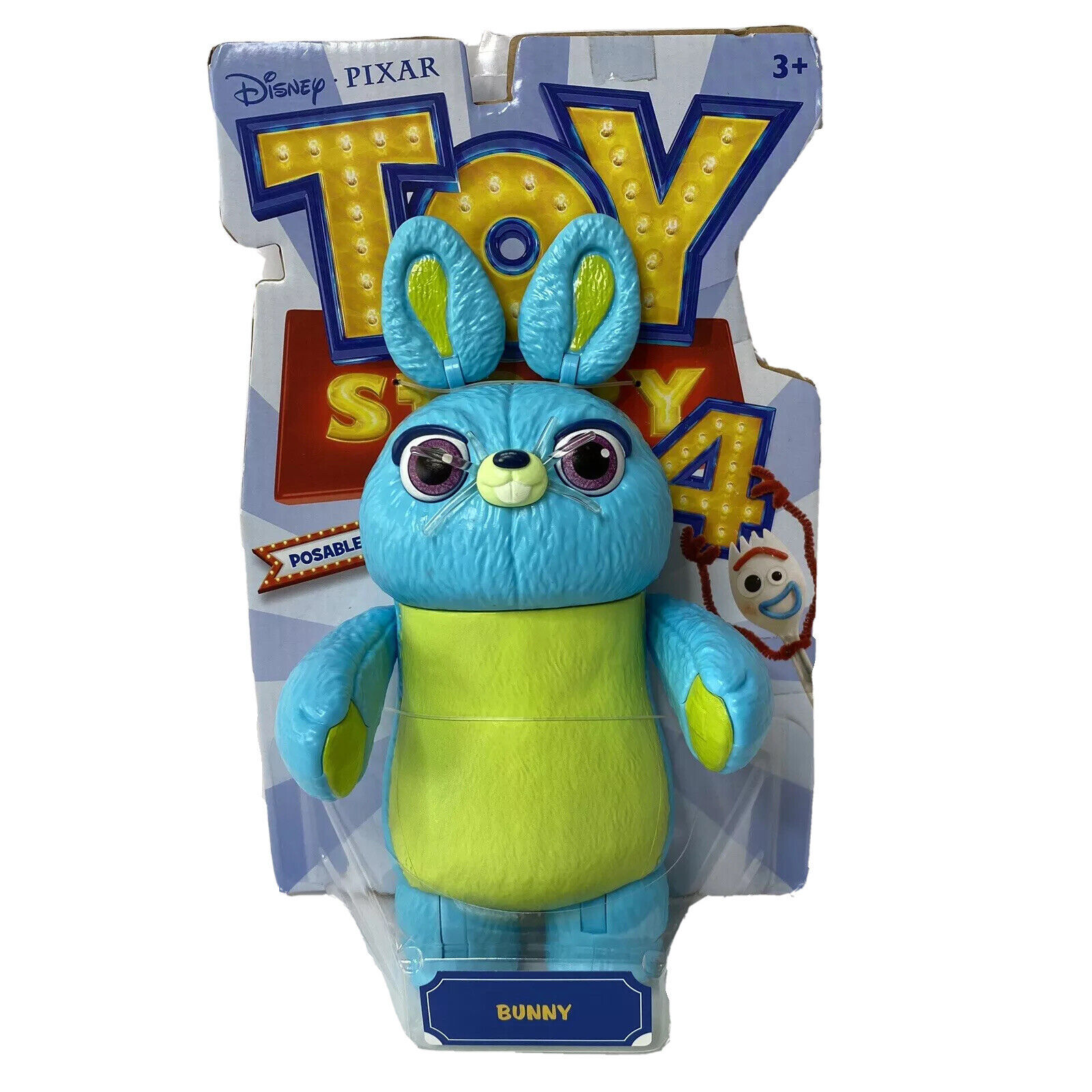 Disney Pixar Toy Story 4 Bunny Posable - Ages 3 + |  New Kids Toy Blue + Green