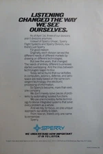 3/1983 PUB SPERRY UNIVAC SPERRY FLIGHT SYSTEMS ORIGINAL AD