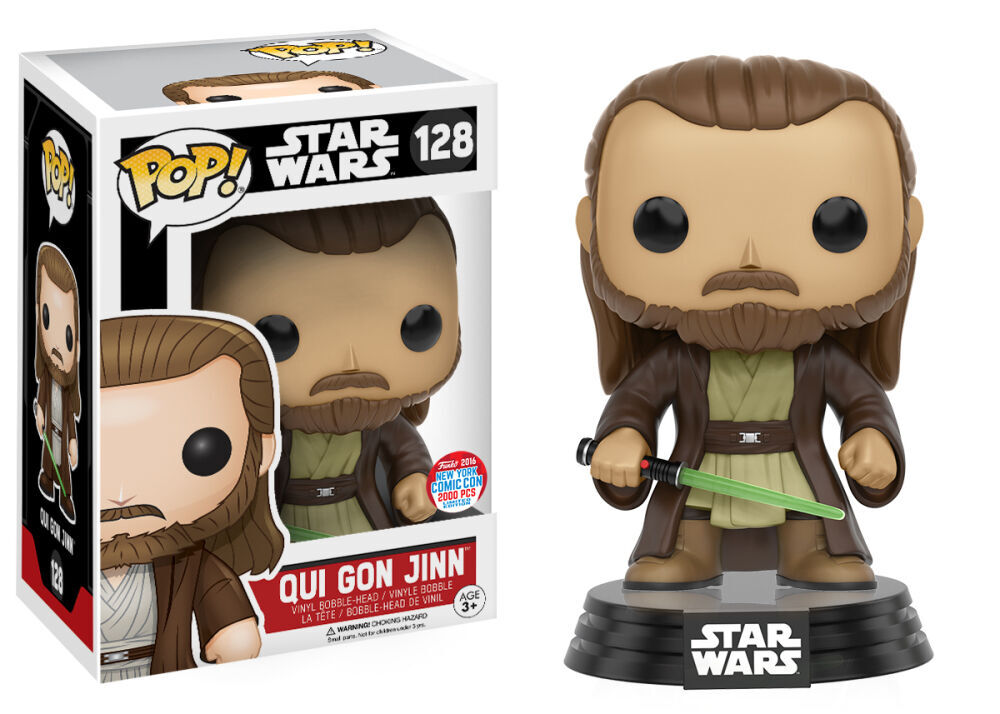 Funko Pop! Vinyl: Star Wars - Qui Gon Jinn - New York Comic Con