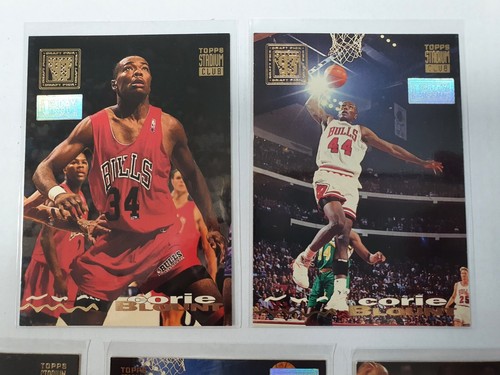 Lot of 5) 1993-94 Stadium Club 1st Day Issue Corie Blount RC Horace Grant+ Bulls - Picture 3 of 5