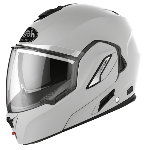 Motorcycle Helmet Airoh Rev 19 Concrete Grey Matt Modular Double Approval |  eBay