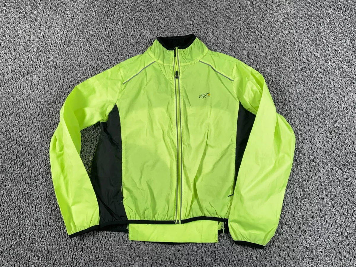 Neon green top windbreaker jacket