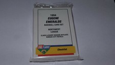 1994 FLEER/PC Eugene Emeralds Team Set Sealed Royals LANCE CARTER