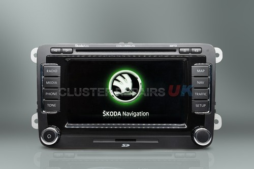 SERVIZIO RIPARAZIONE NAVIGATORE SATELLITARE SKODA RNS COLUMBUS, TUTTI I DIFETTI DELLO SCHERMO INC TOUCHSCREEN - Foto 2 di 6