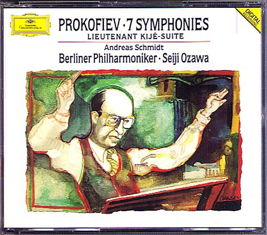 Seiji OZAWA: PROKOFIEV Symphony No.1-7 Lieutenant Kije 4CD Andreas Schmidt 小澤征爾
