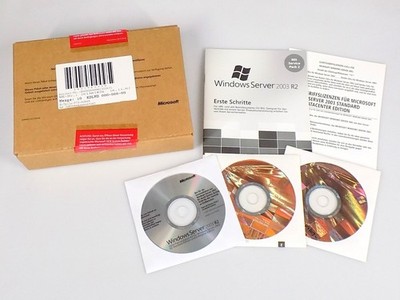 Microsoft Windows Server Standard 2003 R2 SP2 64-Bit Systembuilder Medien Kit