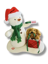 Hallmark Plush Jingle Pals Magic 2024 Wrapped In Joy Snowman Sound & Motion NWT