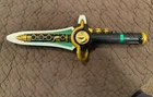 Vintage 1994 Mighty Morphin Power Rangers Dragon Dagger Green Ranger Works!