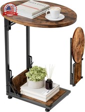 Elbourn Folding Side Table End Couch Tables,M...