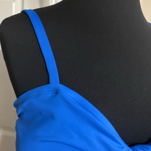 Costume da bagno Tankini blu Mynah donna taglia 18W NUOVO - Foto 4 di 7