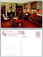 Wheatland James Buchanan Home Lancaster PA Quiet Study Mirro-Krome Postcard