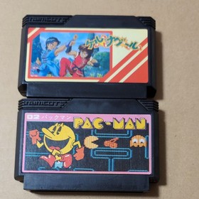 Namco Series Lot of 8 Famicom FC Cartridge Burger Time Devious Lupin III Mappy