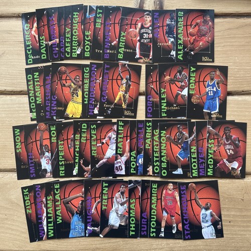 1995-96 Rookies Fame Fortune Basketball Football 100 Card Lot Garnett Sapp + - Picture 7 of 8