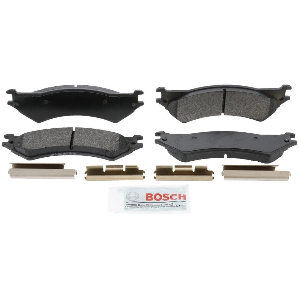 BE802H Juego de pastillas de freno traseras Bosch de 2 ruedas para furgoneta E350 E150 E250 Ford E-150 Foto 2 de 4